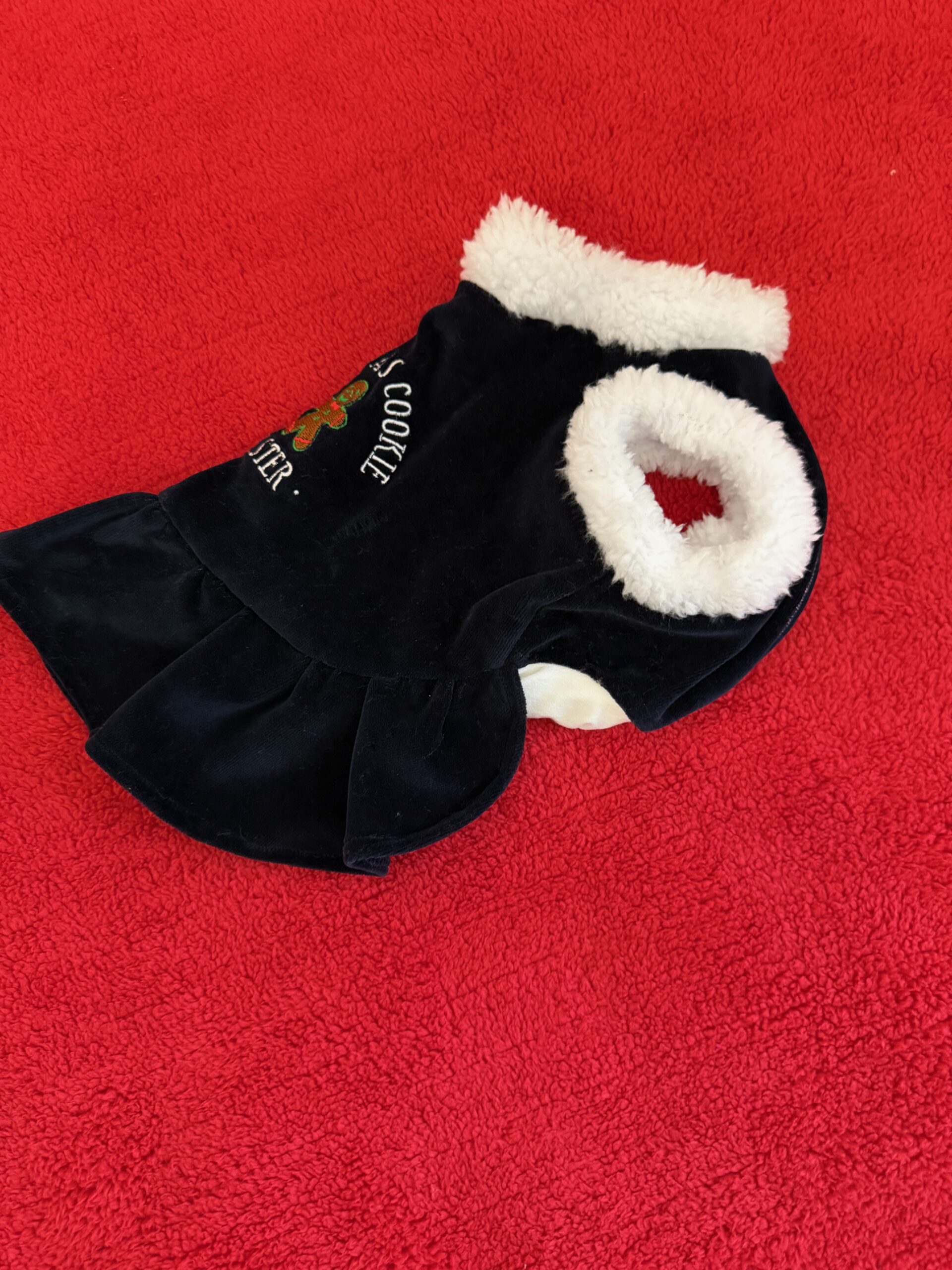 Cookies Tester- świąteczna sukienka - dla charcika włoskiego - obrazek 2